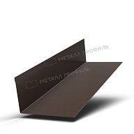 Планка примыкания верхняя 250х147х2000 (VALORI-20-DarkBrown-0.5)